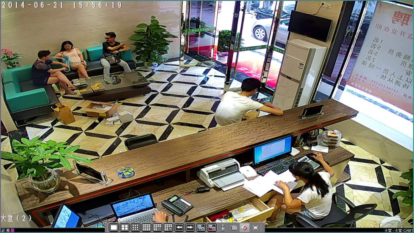 贛州智匯安防-監(jiān)控工程效果